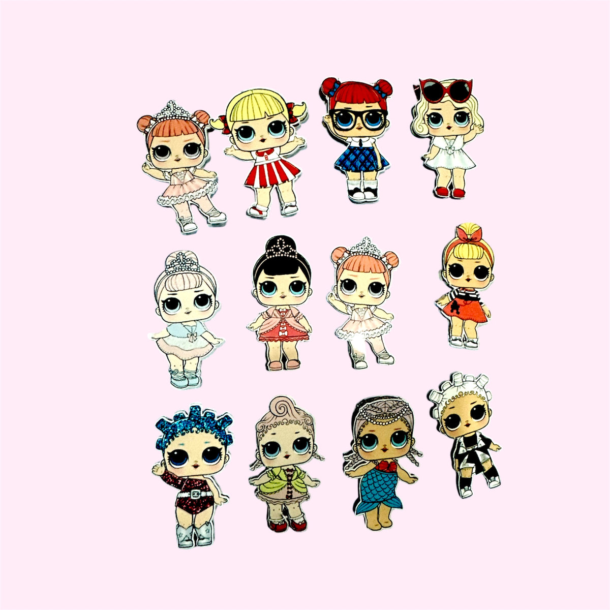 Cardstock Cupcake Toppers 1 dz