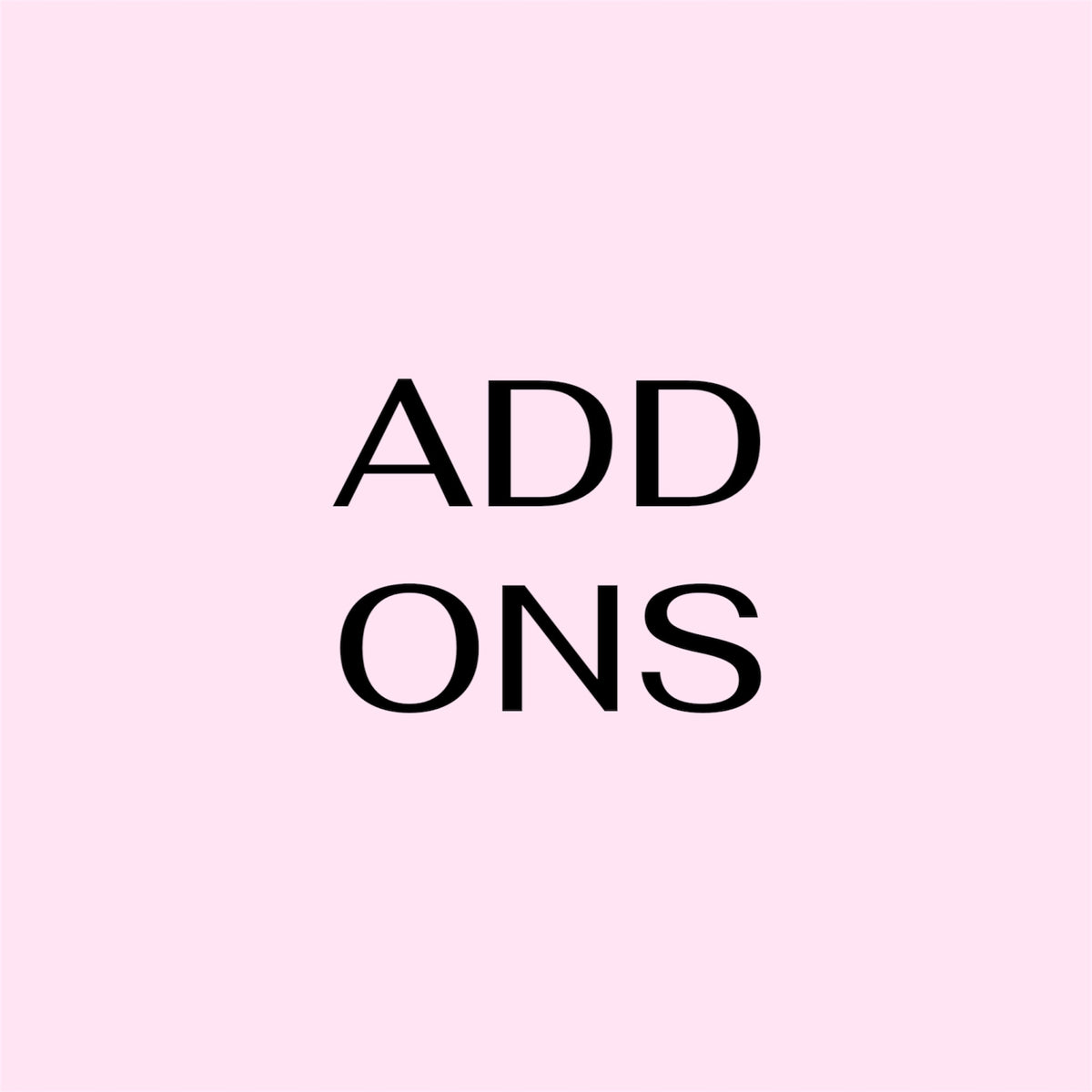 Add Ons